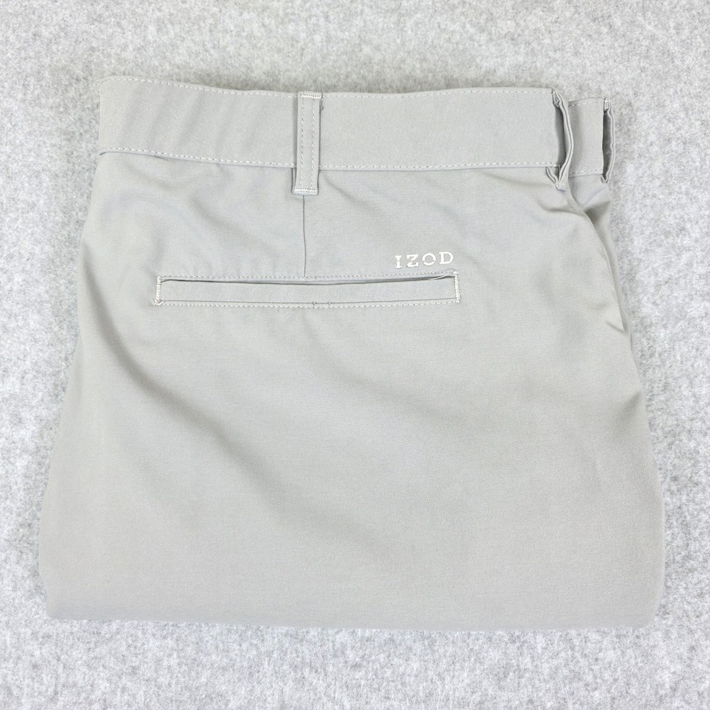 IZOD Performance Golf Shorts Men's 42 Gray Casual Activewear Summer Outdoor